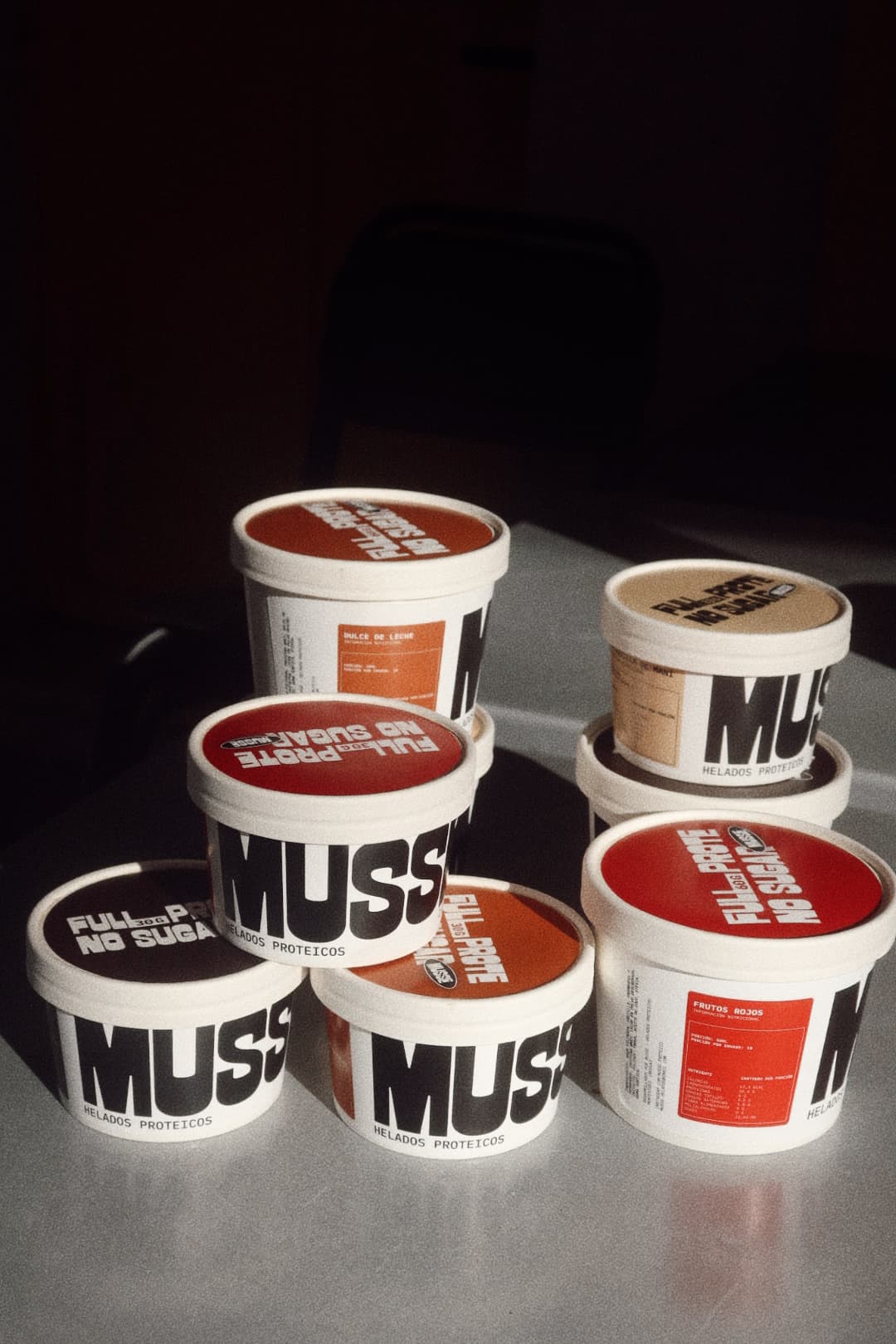 Potes de helado Musse